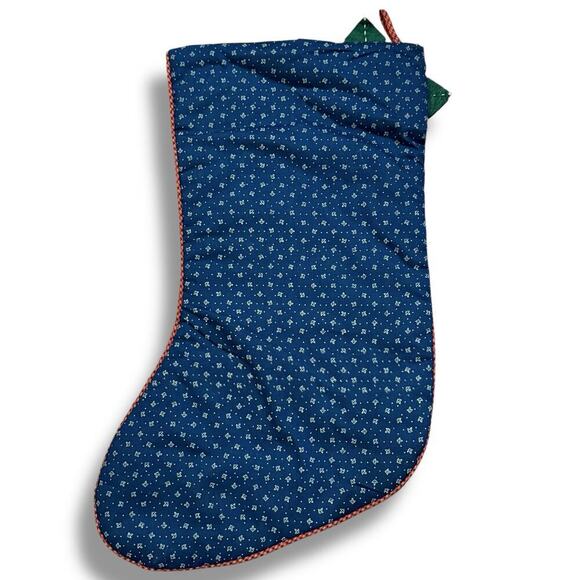 VTG Y2K Quilted Patchwork Felt Button Christmas Stocking Snowman Gingerbread - Picture 2 of 10